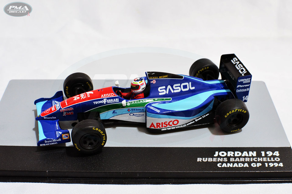 RUBENS BARRICHELLO 1994 JORDAN 194 1:43